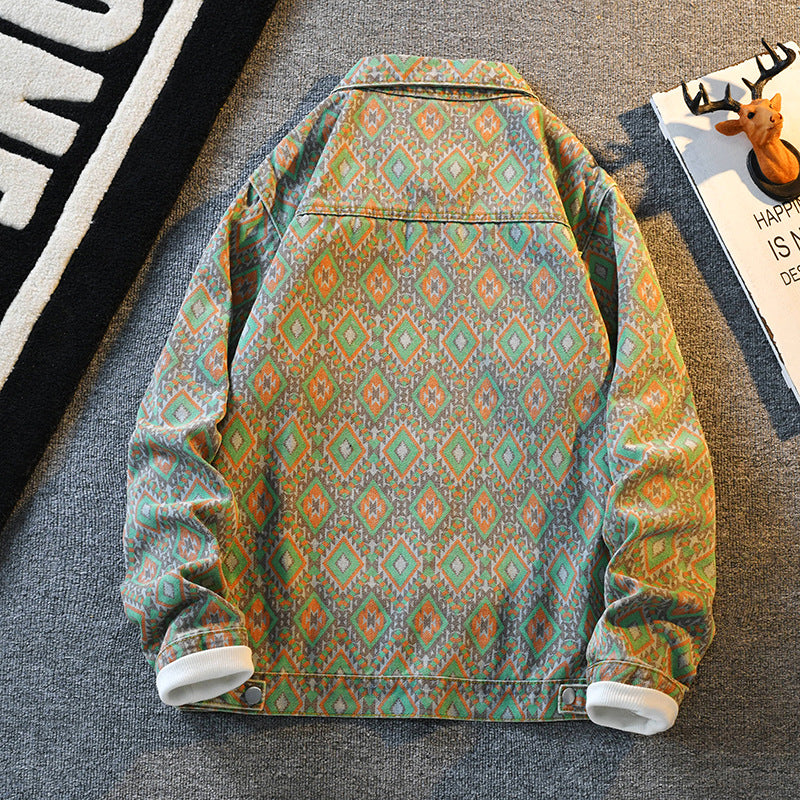 Patterned Casual Jacket