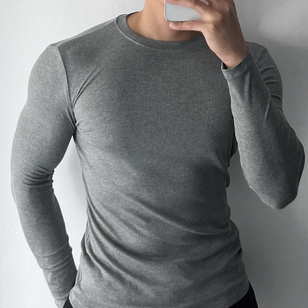 Men's Long-Sleeve Slim-Fit Base Layer