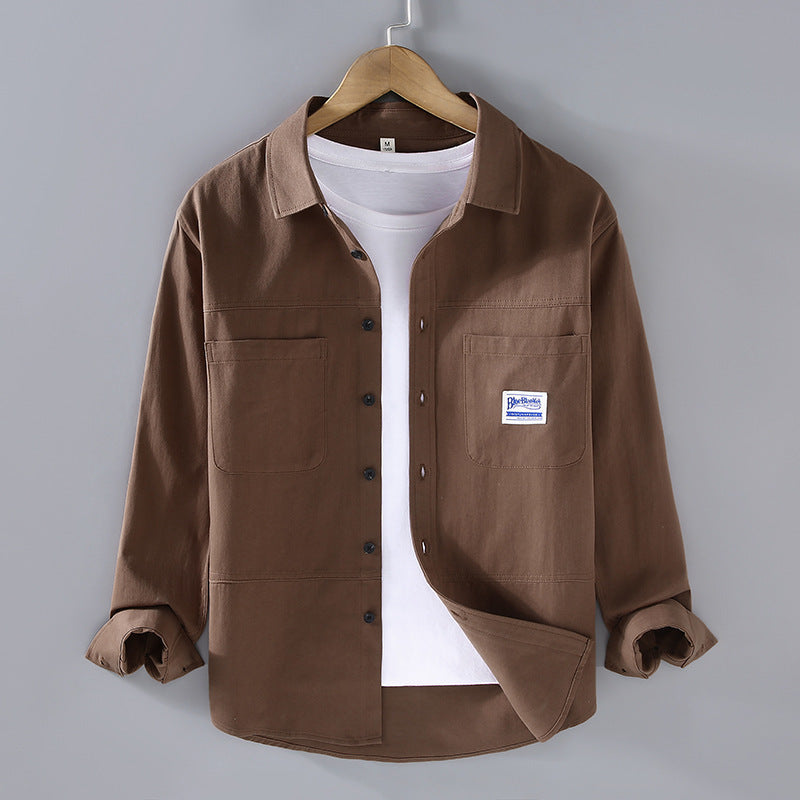 Casual Button-Up Utility Shirt