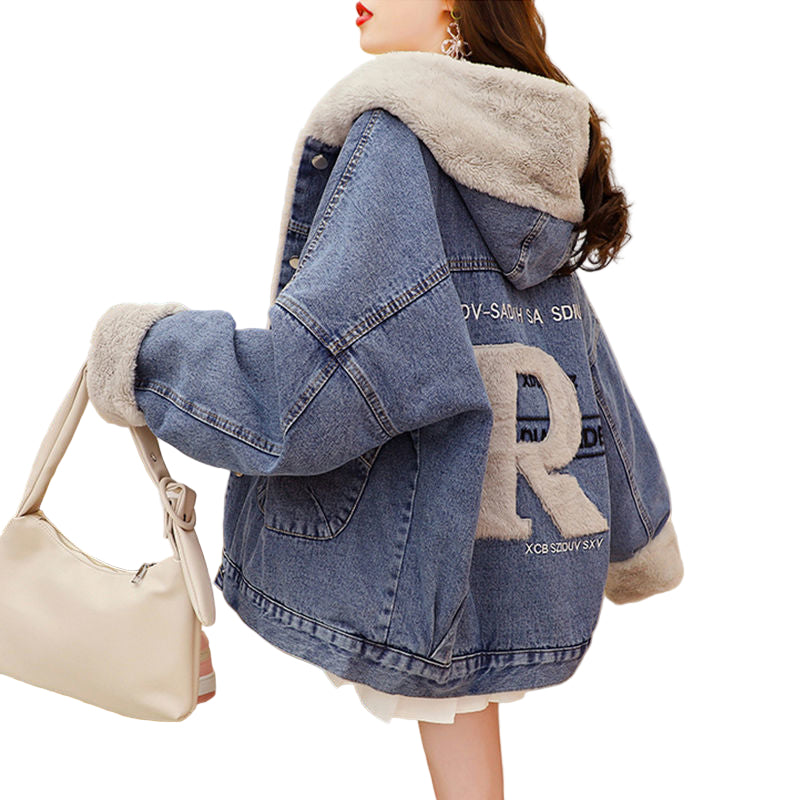 Fleece-Lined Denim Jacket