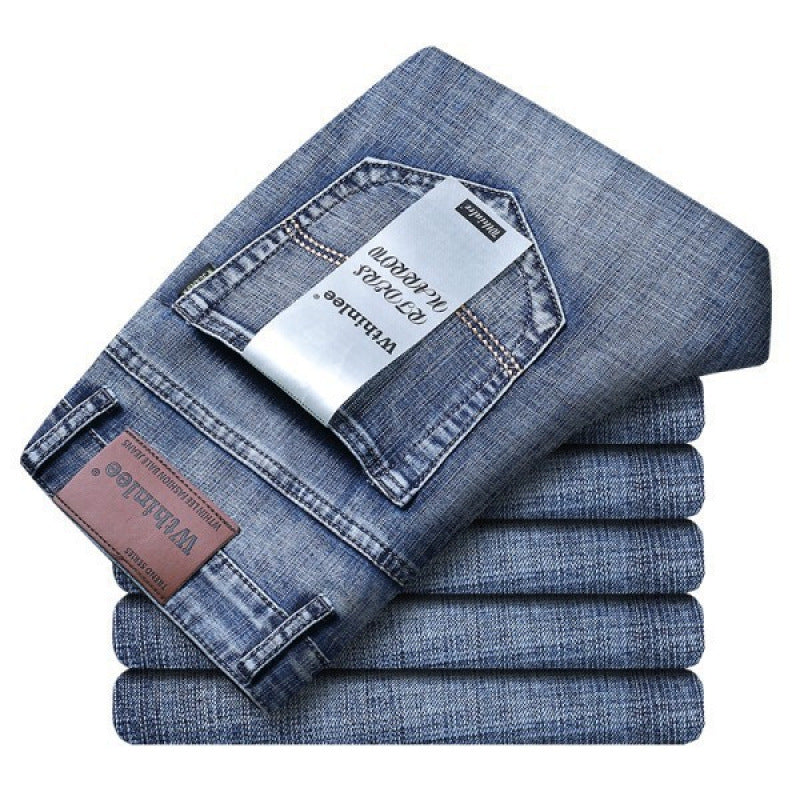 Essential Straight Fit Stretch Denim