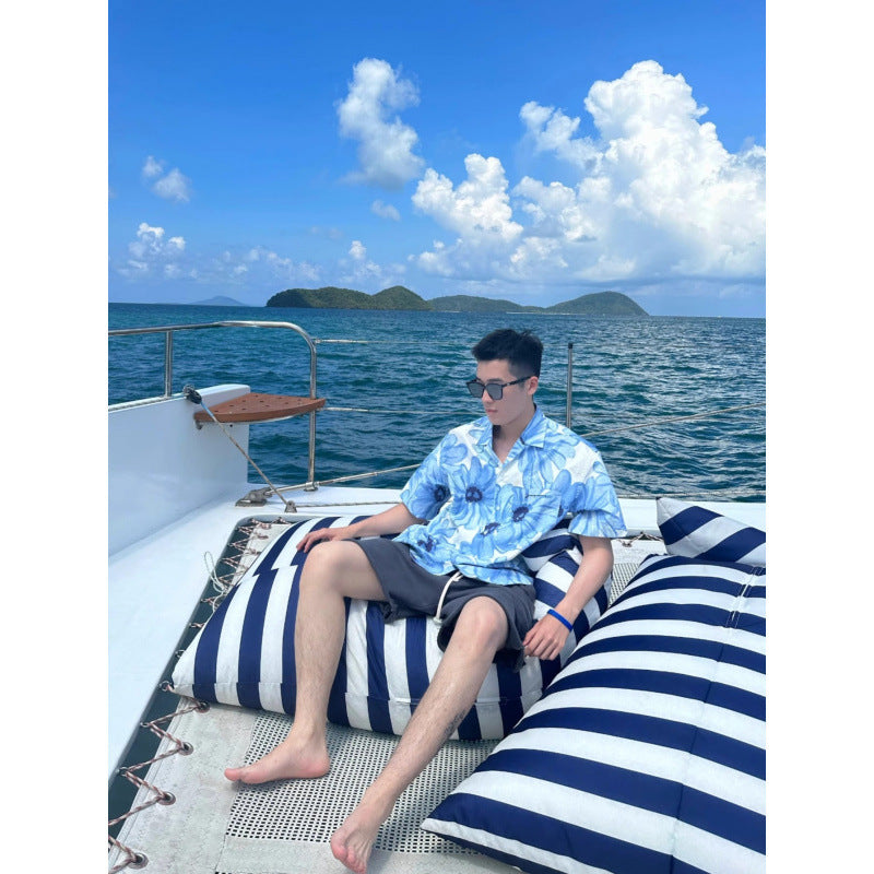 Floral Resort Button Up
