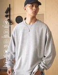Textured Crewneck Long-Sleeve