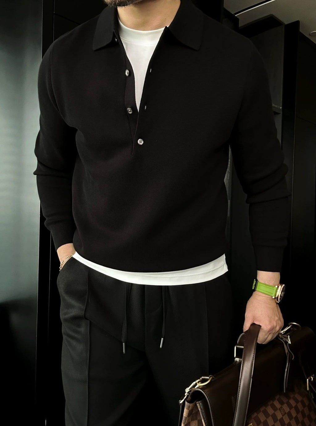 Premium Knitted Polo Shirt