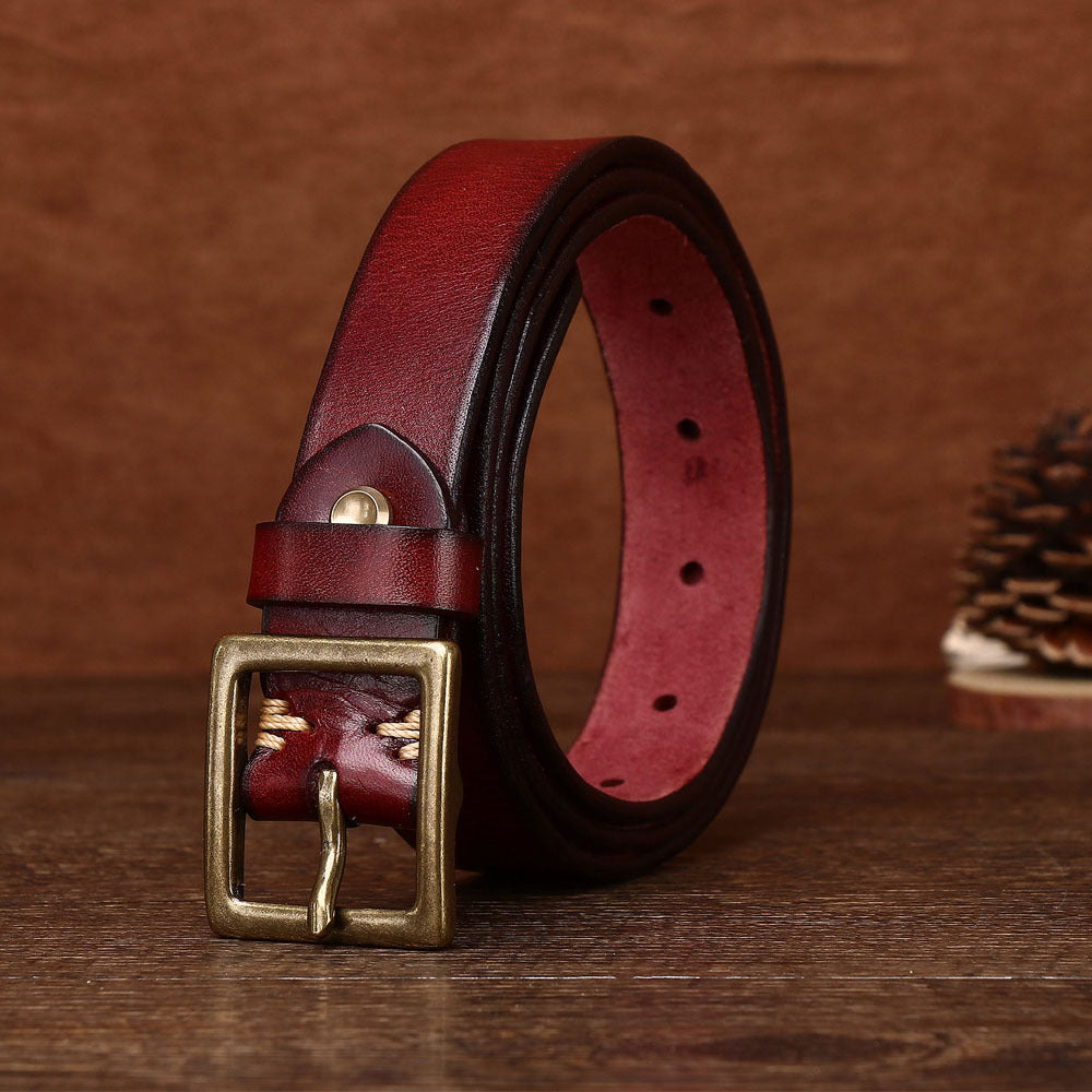 Vintage Casual Leather Belt