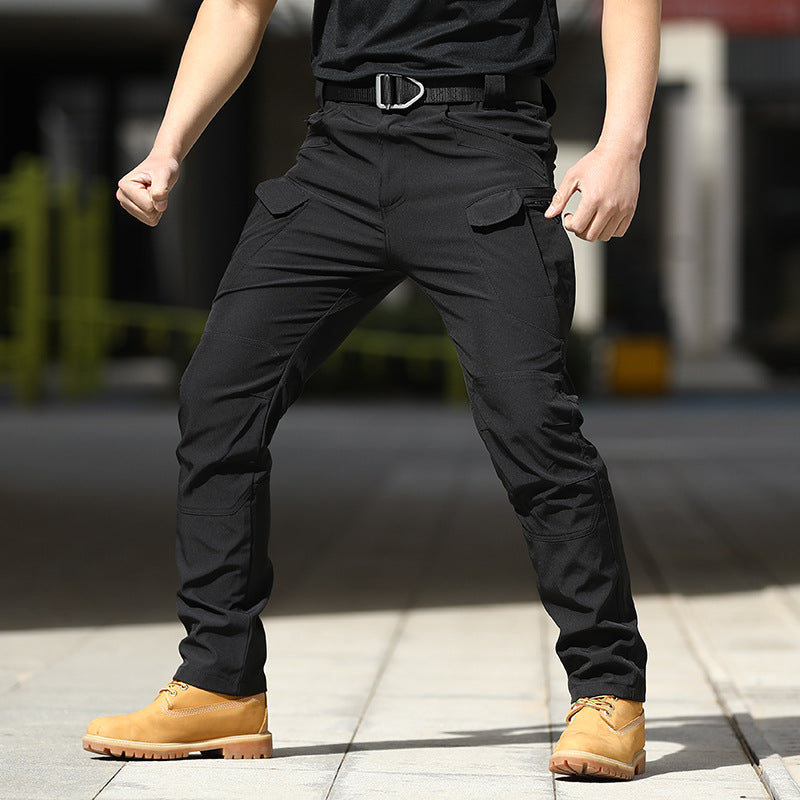Cross-border outdoor archon tactical pants stretch fabric city special service pants military fan multi-pocket cargo pants composite fabric