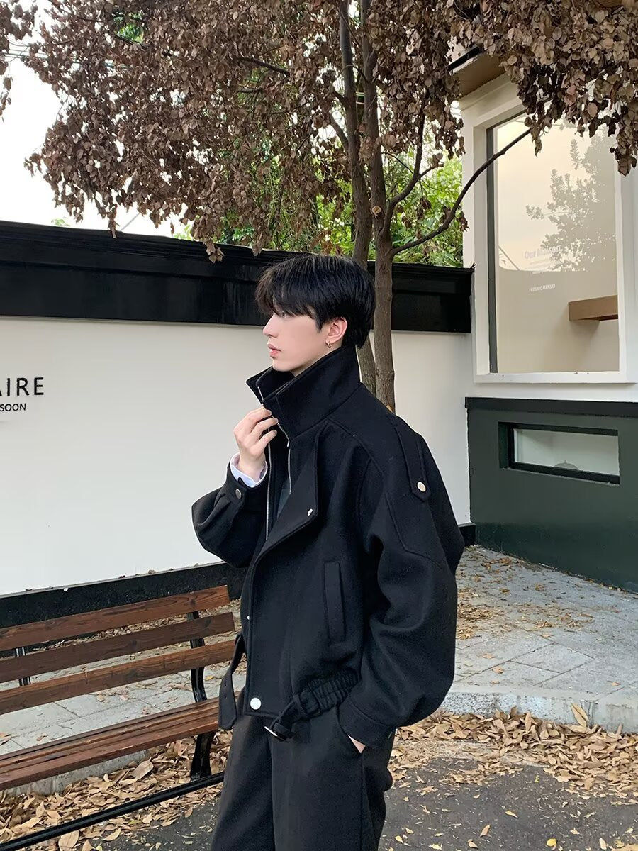 Stylish Deconstructed Zipper Jacket