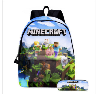 Pixel Game Backpack Set