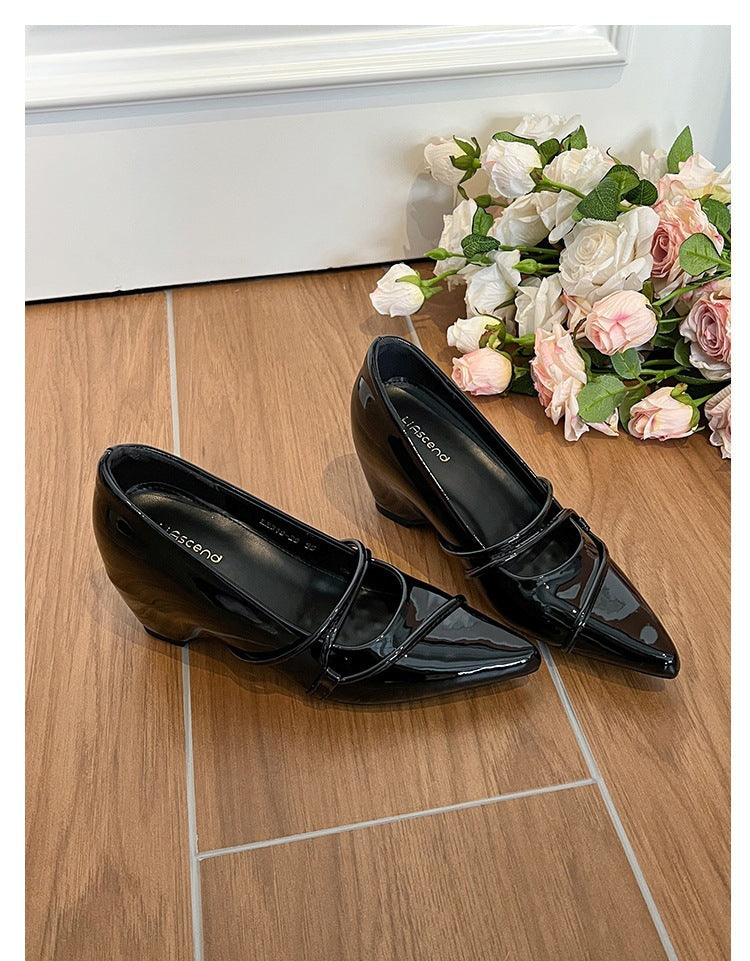 Pointed-Toe Mary Janes