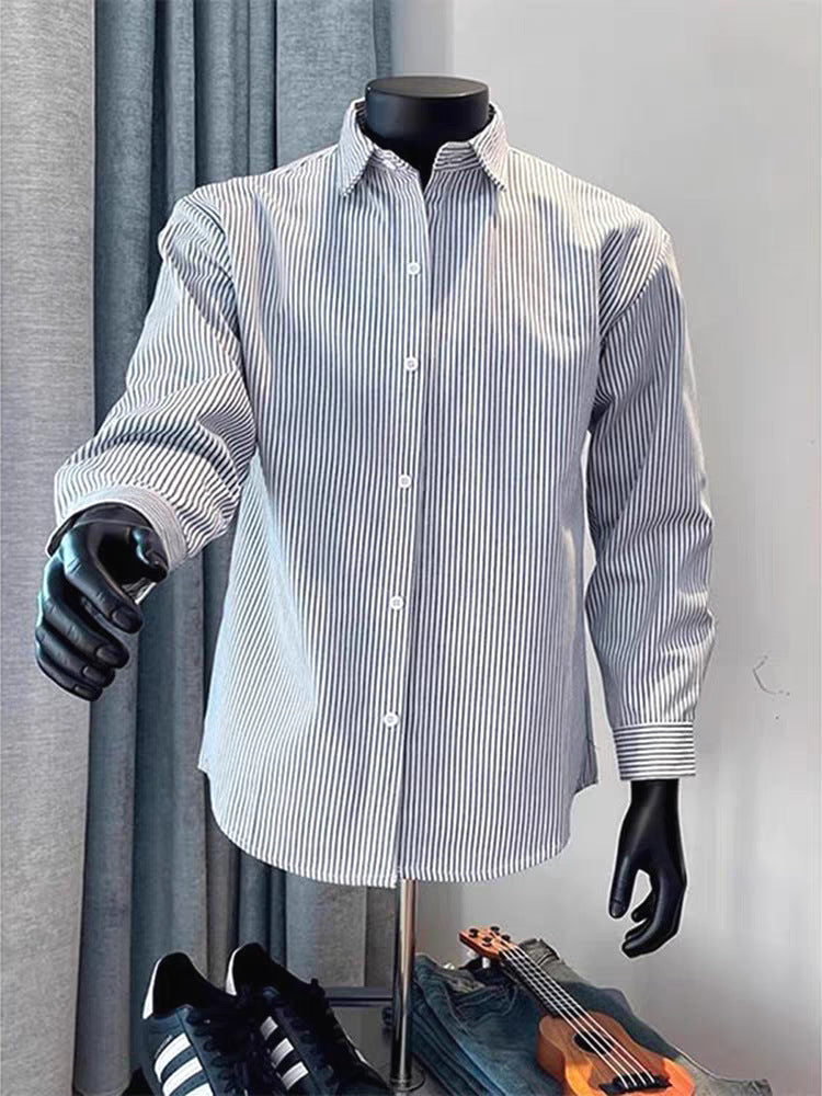Striped Retro Workwear Shirt