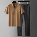 Seamless Ice Silk Men's Suit