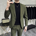 Slim-Fit Modern Tailored Suit Set