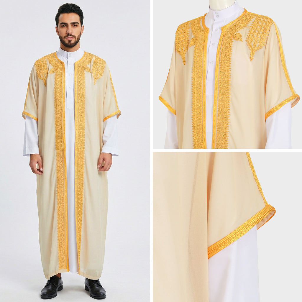 Regal Embroidered Bisht