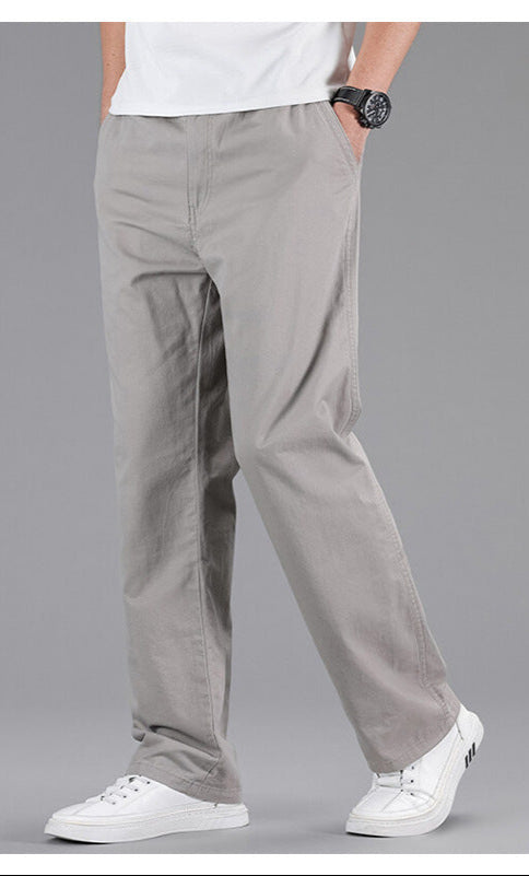 Loose Fit Straight Trousers