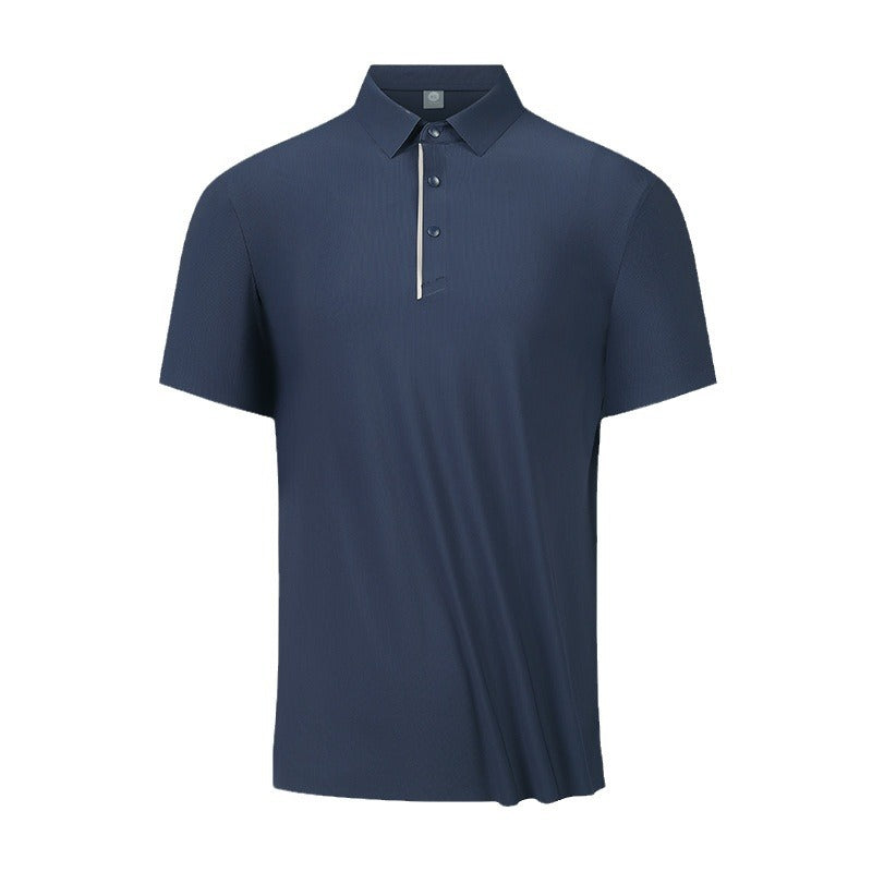 Seamless Ice Silk Polo Shirt