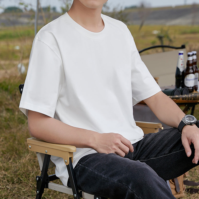 Premium Cotton Crew Neck Tee