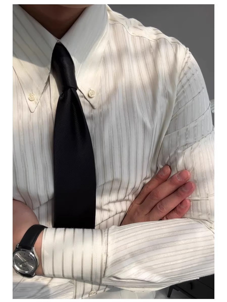Sophisticated Striped Button Down