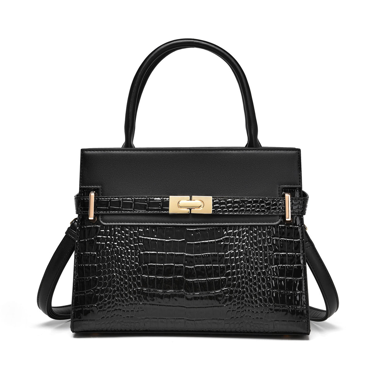 Crocodile-Texture  Handbag