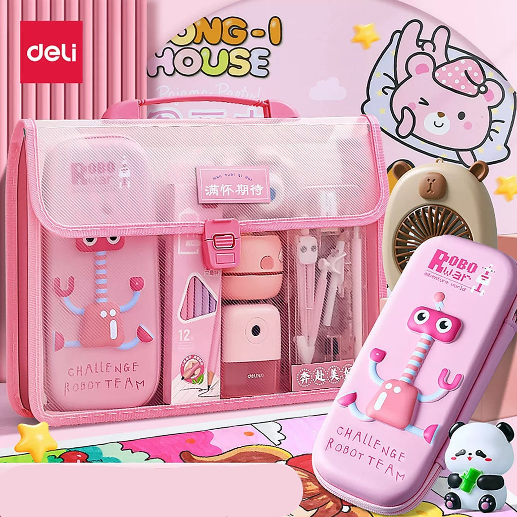 Handheld Stationery Organizer Bag Set