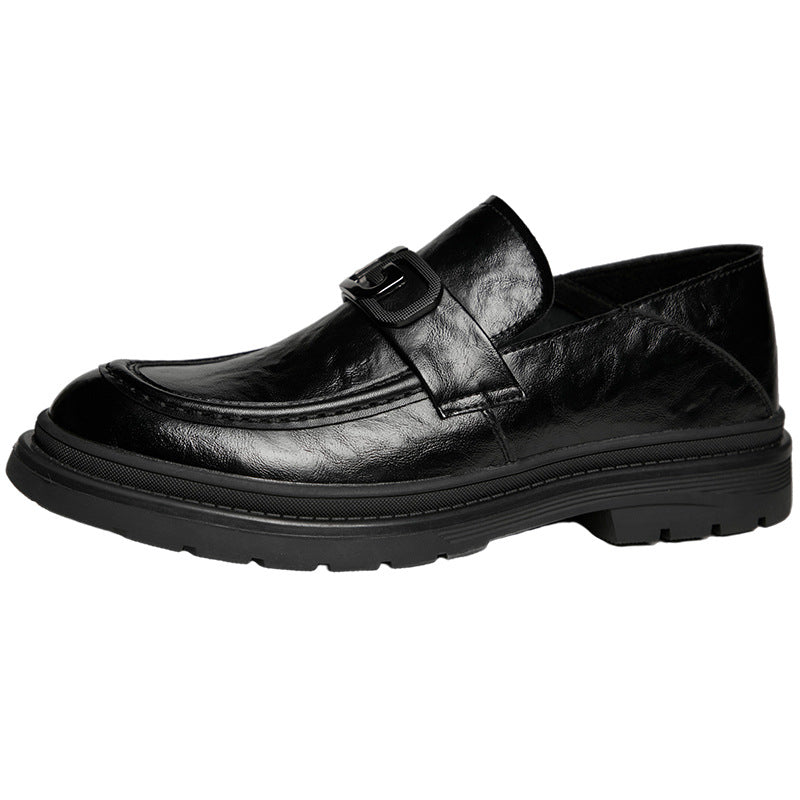 Men's Leather Slip-On Shoes