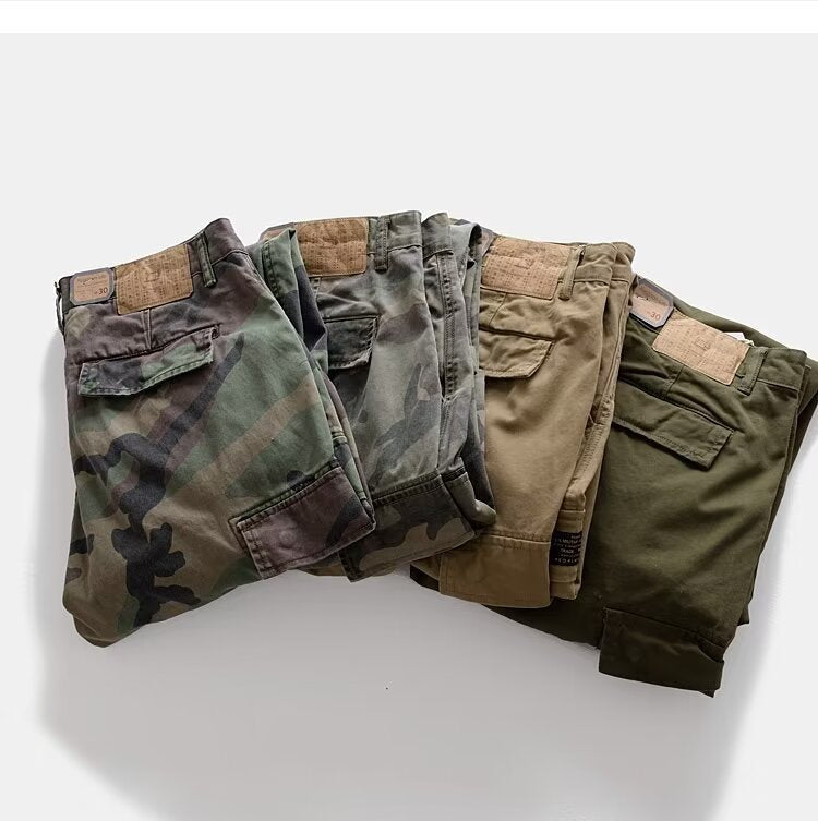 Tactical Canvas Cargo Trousers