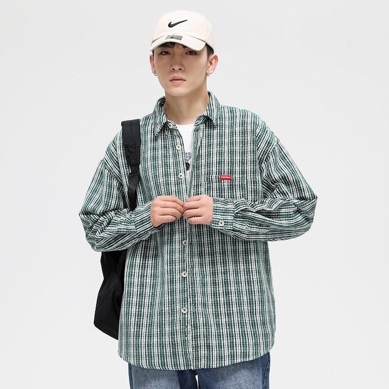 Striped Button-Up Shirt