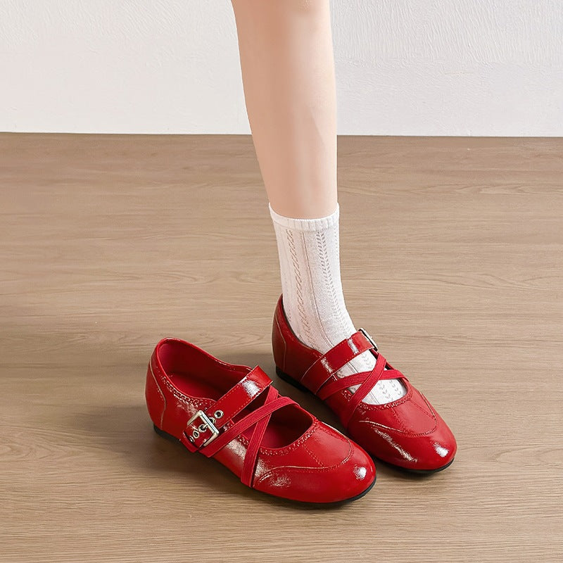 Cross-Strap Mary Janes