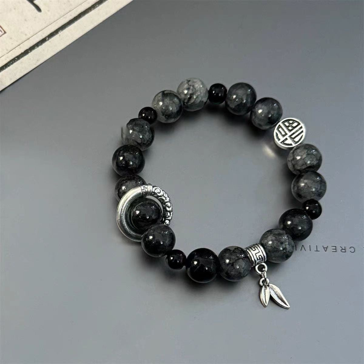 Streetwear Natural Stone Charm Bracelet Bracelet can not be ordered alone