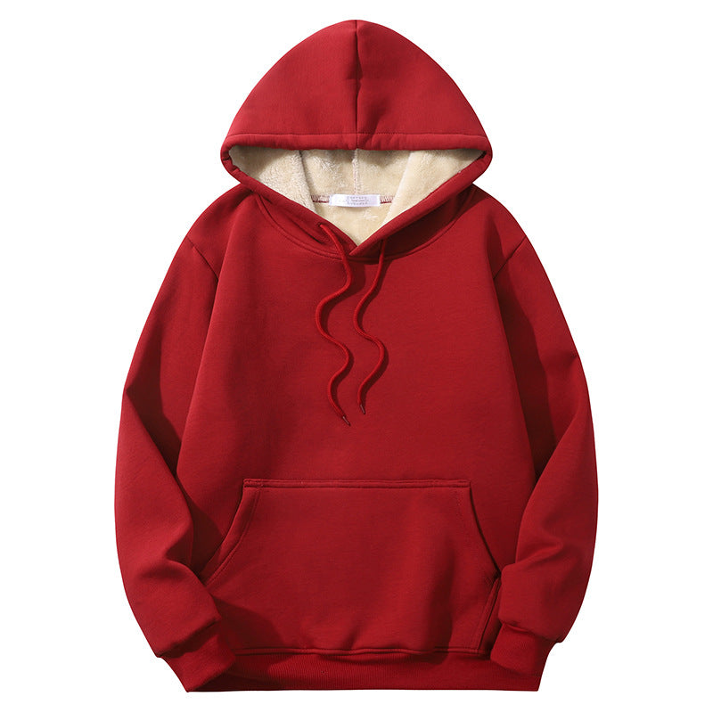 Lamb Wool Fleece Hoodie