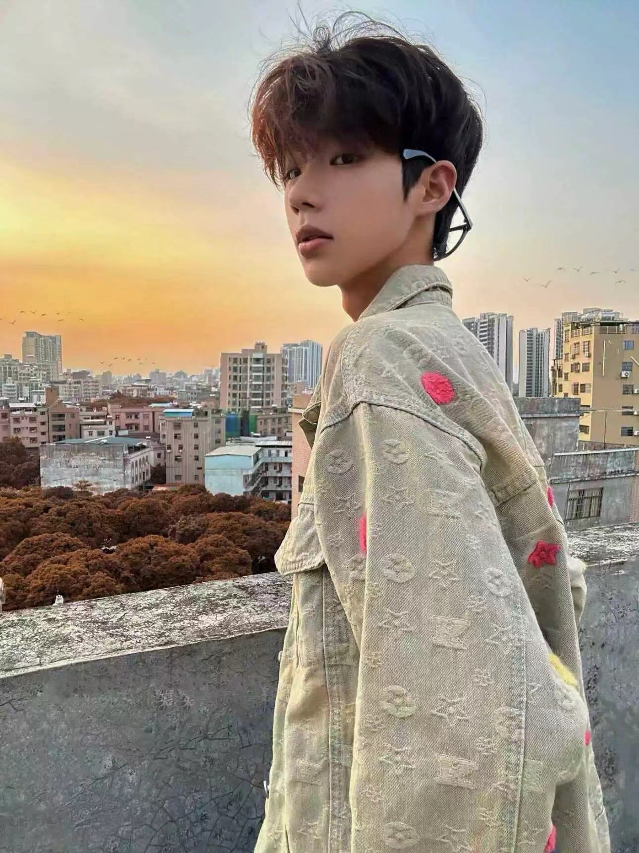 Vintage Patchwork Denim Jacket