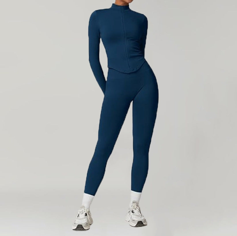 Seamless Full-Zip Athletic Set