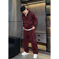 Fleece Drawstring Leisure Set