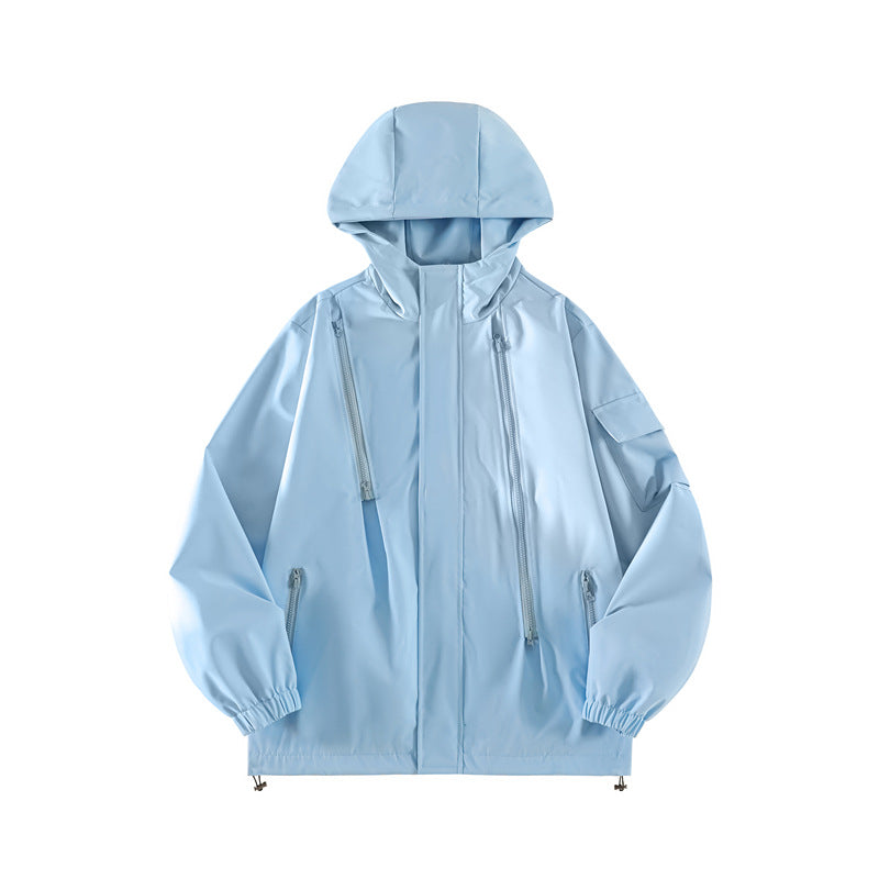 Gradient Zip-Up Jacket