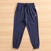 Thin trousers - navy blue (slanted pockets)