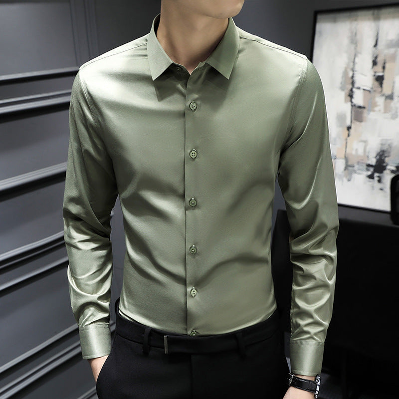 Wrinkle Free Silk Lustre Business Shirt