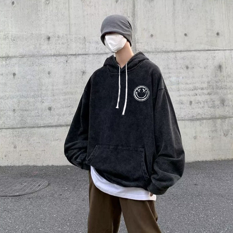 Oversized Print Hoodie