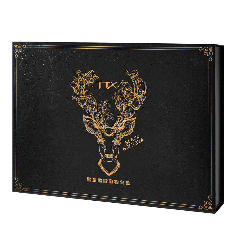 Luxury Black Gold Elk Makeup Nine-Piece Gift Set