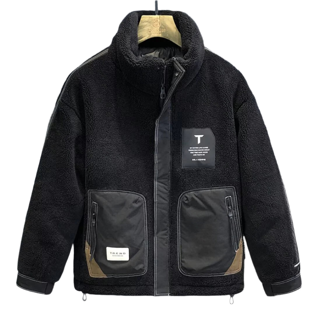 Fleece Lined Trendy Jacket