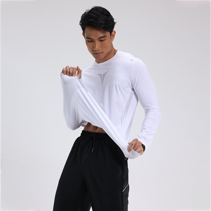 Men’s Performance Quick-Dry Long Sleeve Athletic T-Shirt