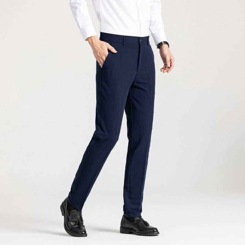 Men's Slim-Fit Dress Trousers