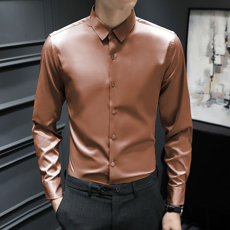 Wrinkle Free Silk Lustre Business Shirt