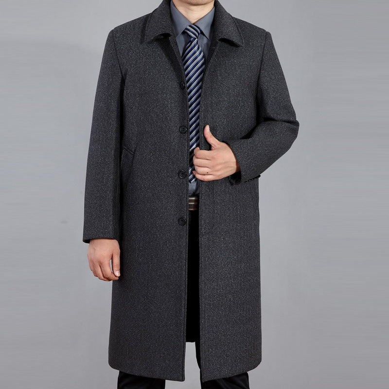 Men's Plush-Lined Overcoat