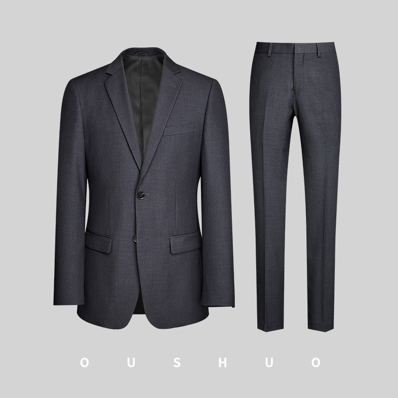 Modern fit suit with optional vest