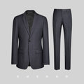 Modern fit suit with optional vest