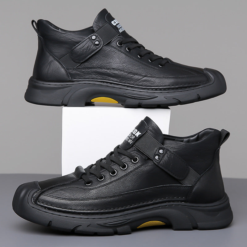 Insulated High-Top Utility Sneakers