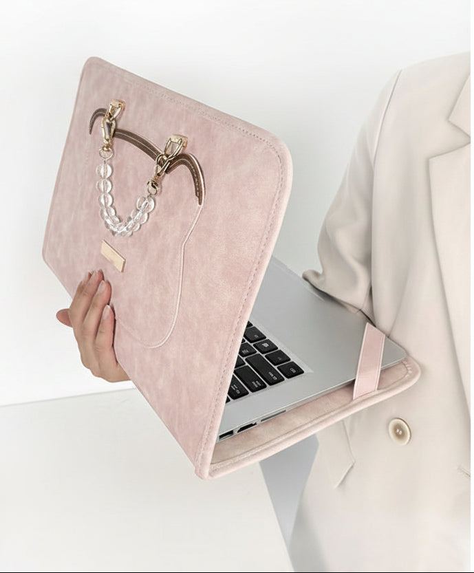 Portable Bear Motif Laptop Sleeve