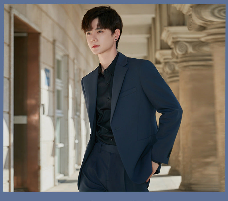 Two-piece casual men's suit