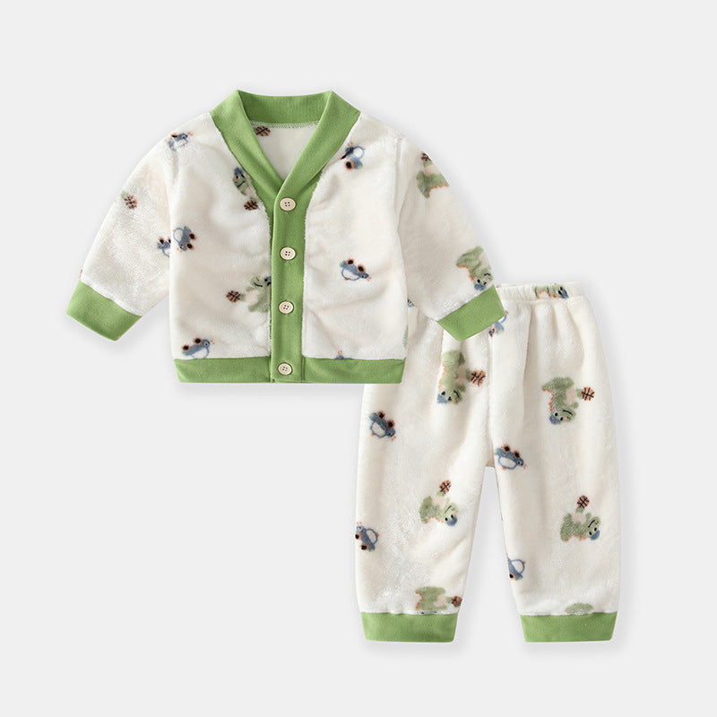 Flannel Kids' Winter Pajama Set