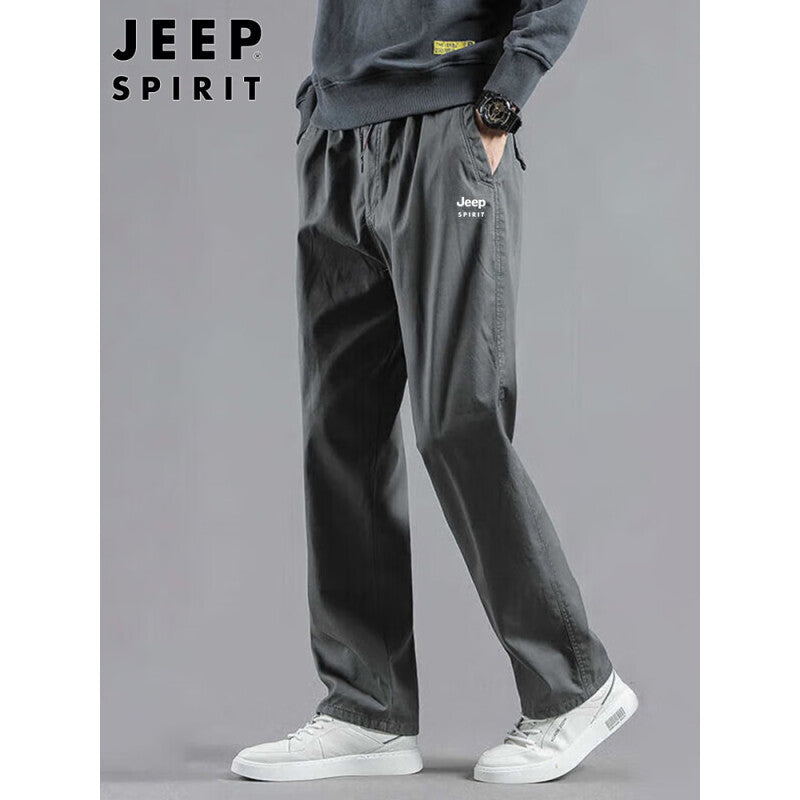 Casual Straight-Leg Pants