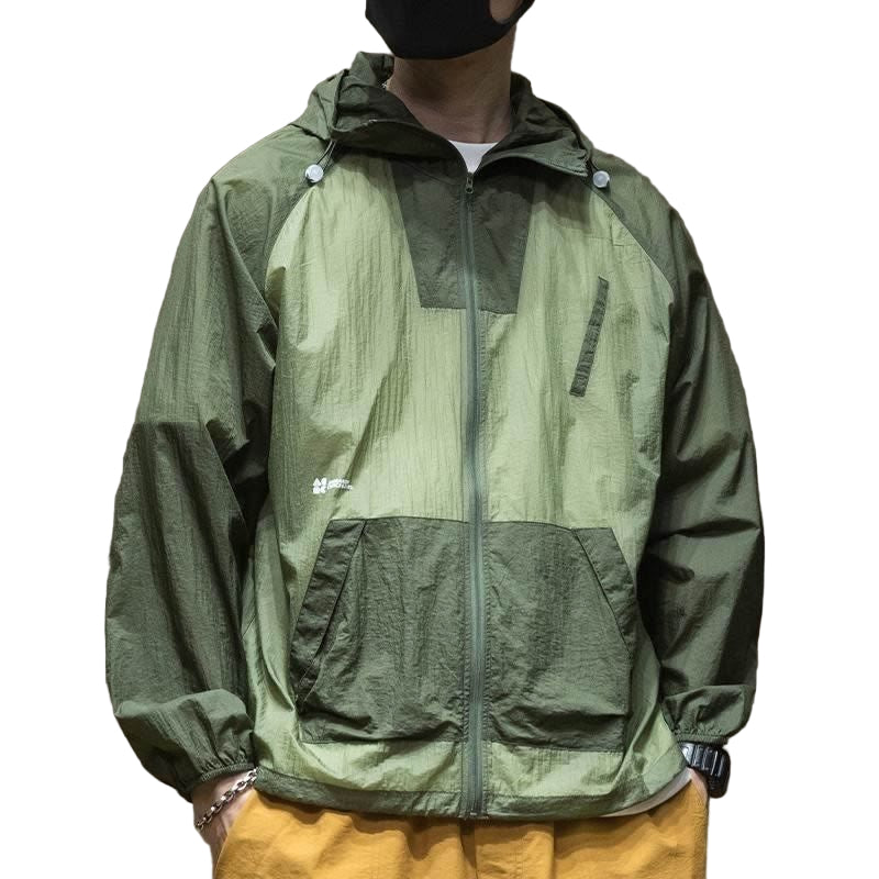 Lightweight Hooded Windbreaker